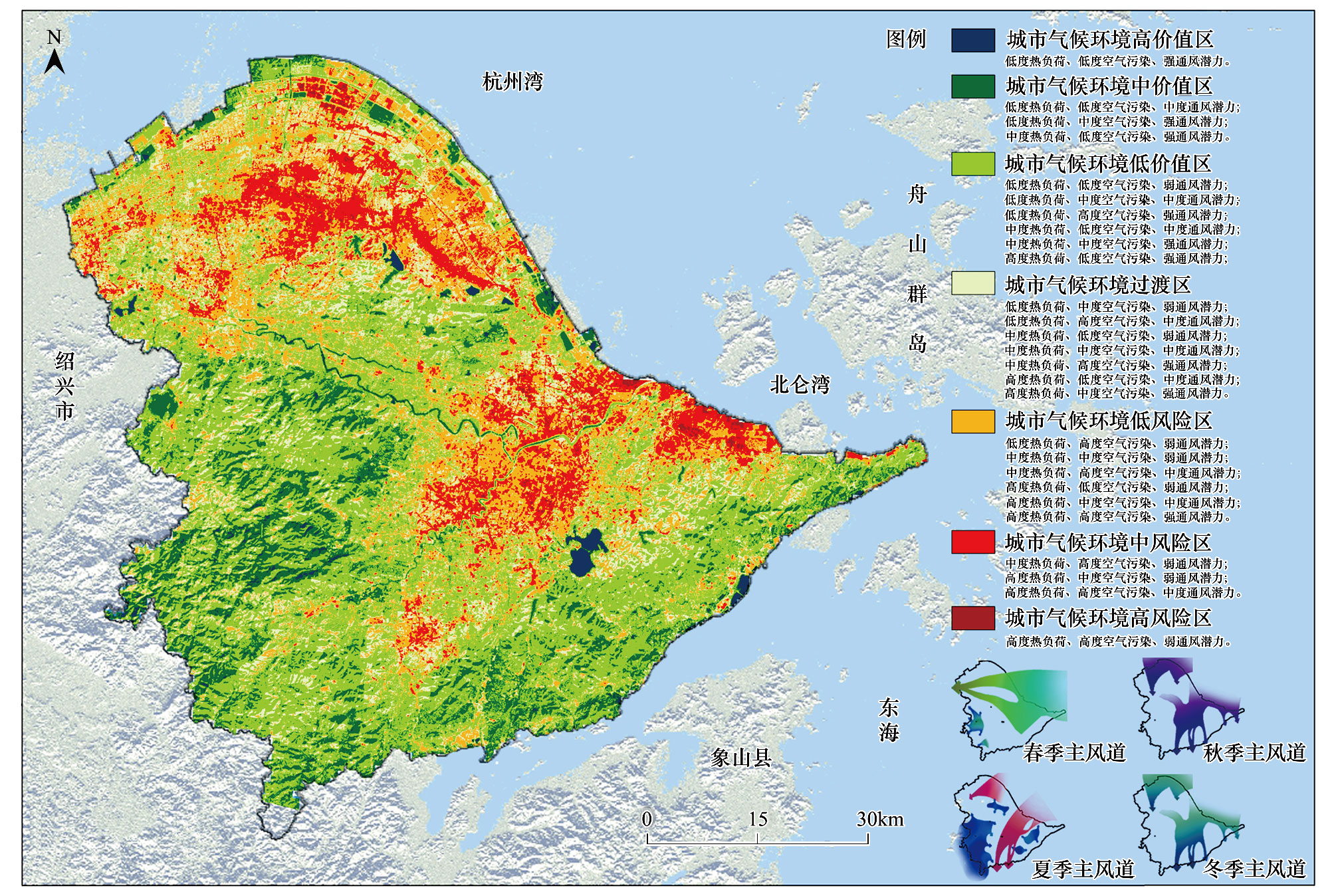 基于城市环境气候图的宁波大气环境分析与调控对策