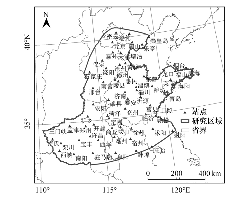 1961-2015年黄淮海地区冬小麦干热风灾害时空分布特征