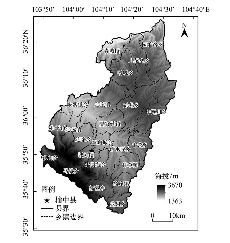基于土地利用变化的黄土丘陵区生境质量时空演变特征——以榆中县为例