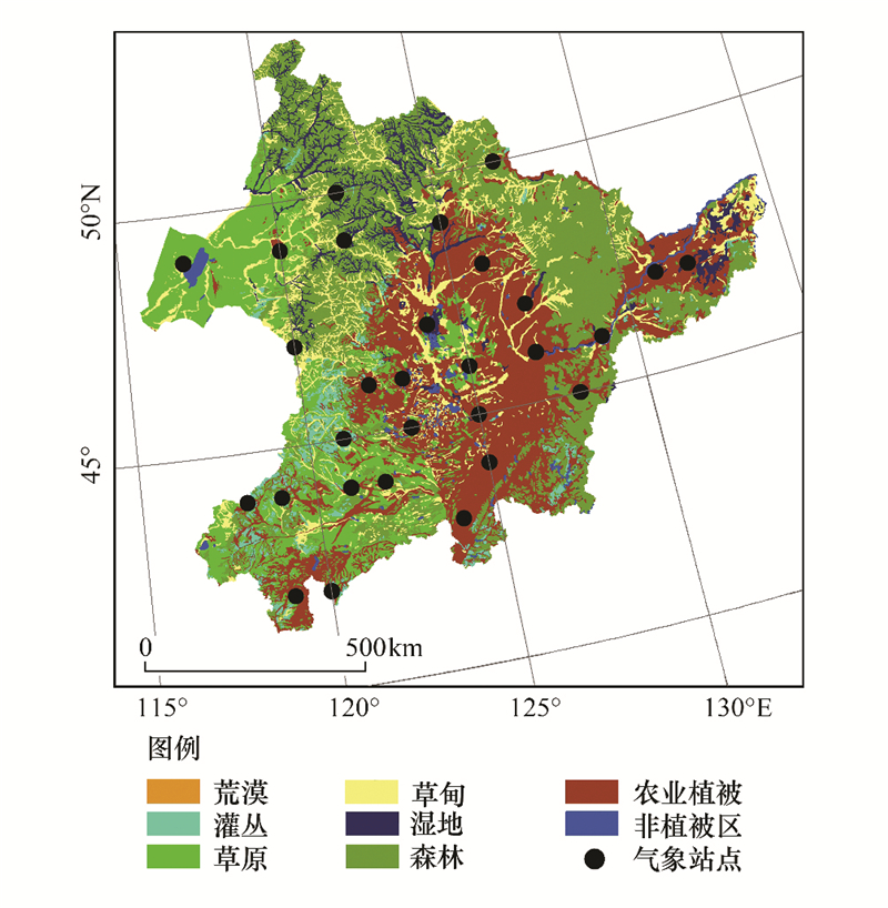 典型的黑土土壤包含黑土和黑钙土, 本文将黑土,黑钙土集中分布的区域
