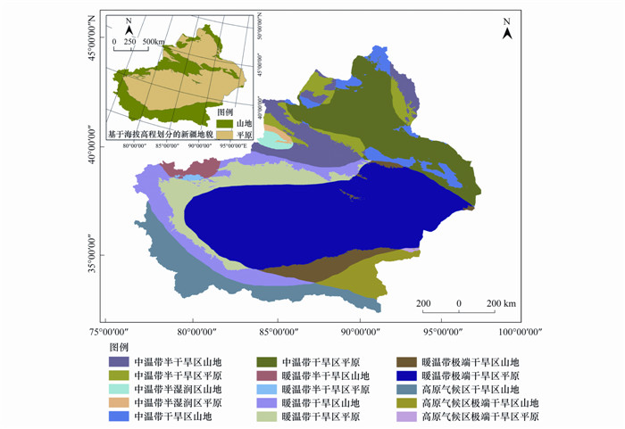 生态系统的景观分类体系--以新疆地区为例