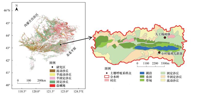 科尔沁沙地地图图片