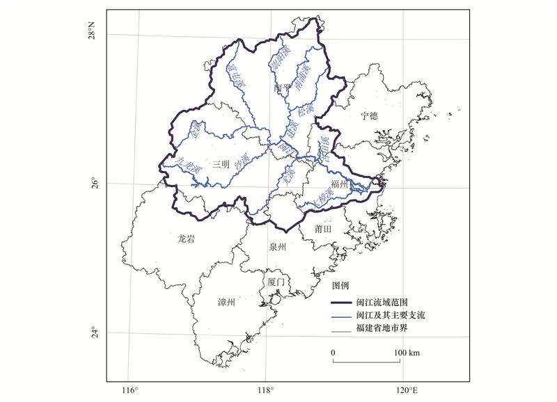 1万km2 约占福建全省面积的一半[34(图 1)